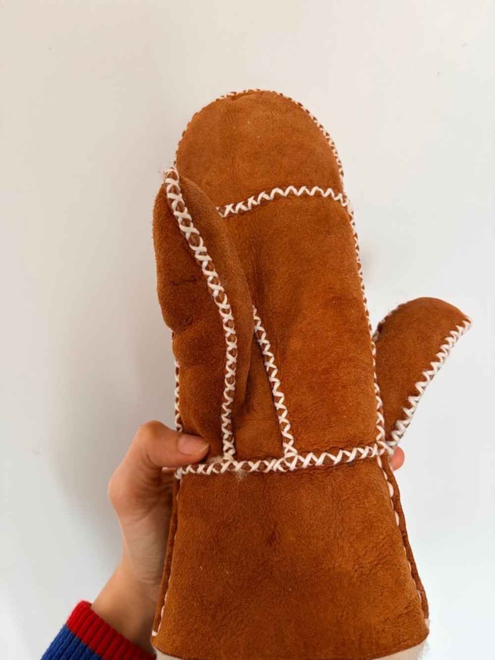 Ricardo B.H SheepSkin Gloves with Contrast Stitching - XS/S - Picture 6 of 6